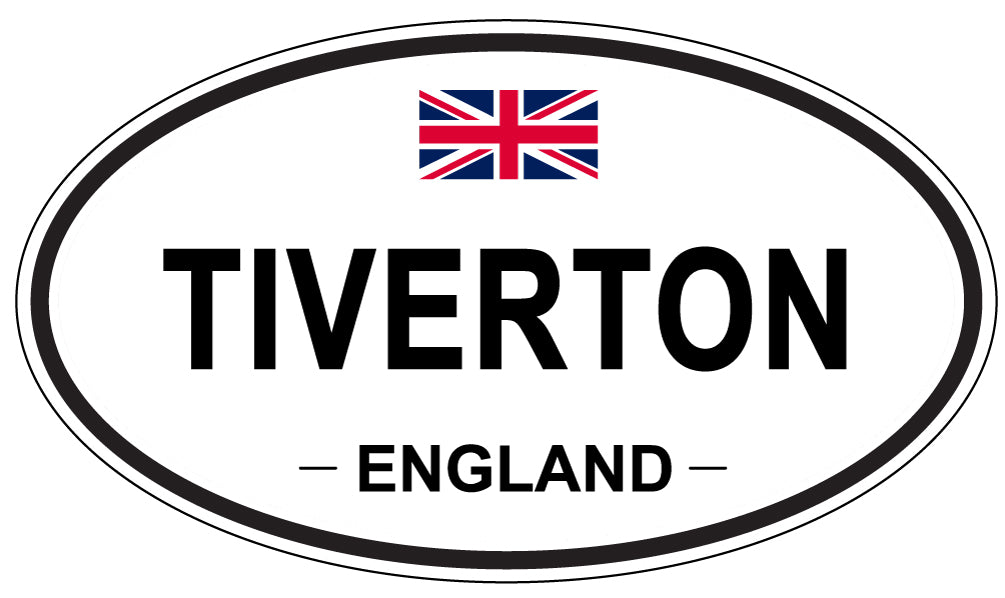 TIVERTON, England - Oval Magnet