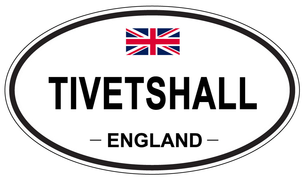 TIVETSHALL, England - Oval Magnet