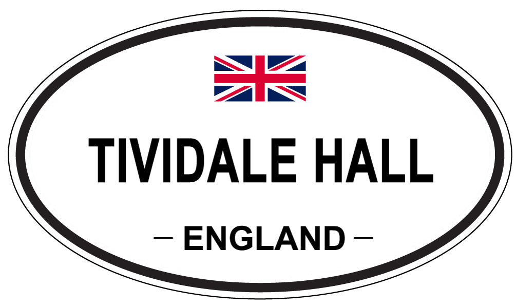 TIVIDALE HALL, England - Oval Magnet