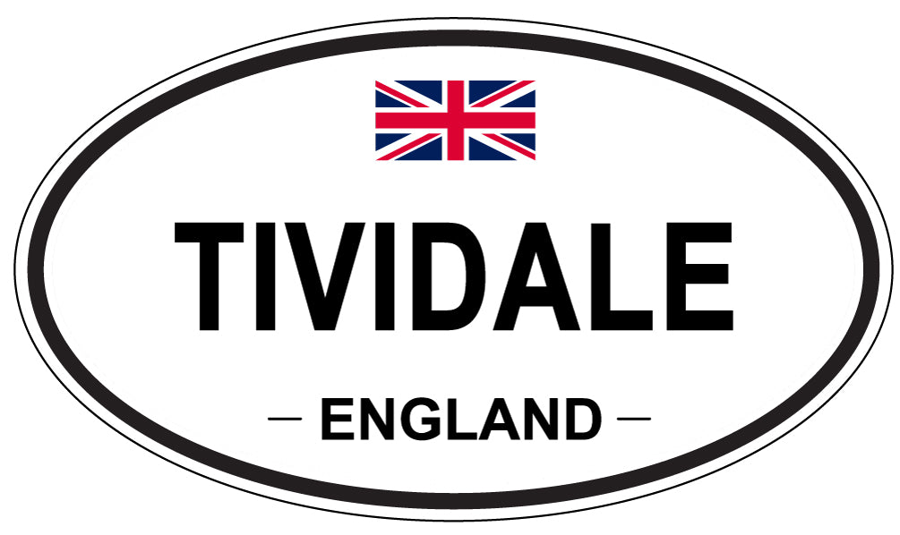 TIVIDALE, England - Oval Magnet
