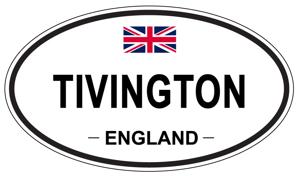 TIVINGTON, England - Oval Magnet