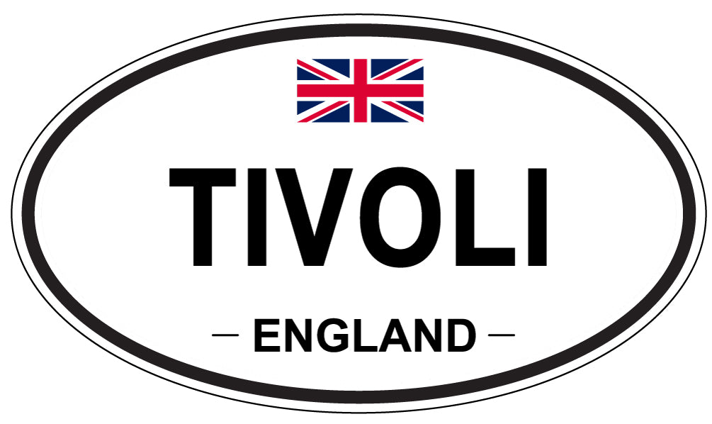 TIVOLI, England - Oval Magnet