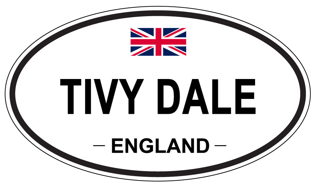 TIVY DALE, England - Oval Magnet