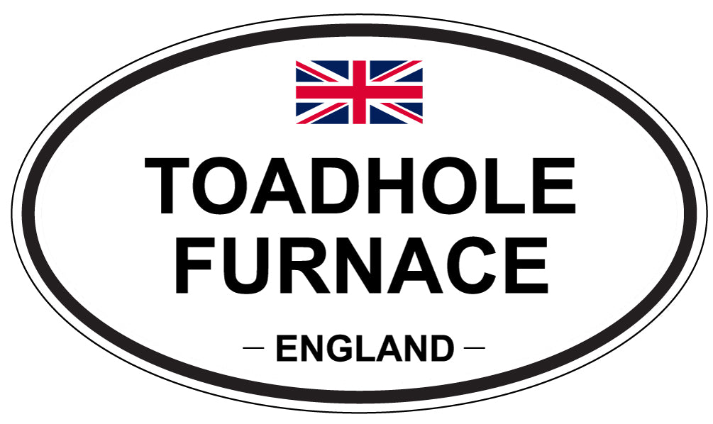 TOADHOLE FURNACE, England - Oval Magnet