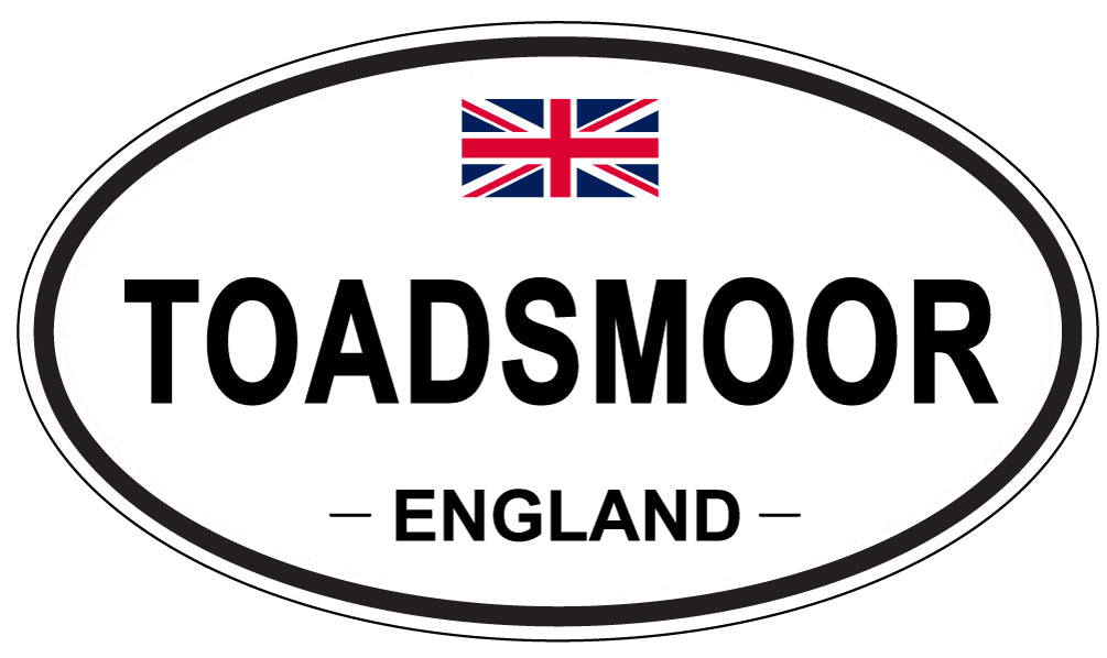 TOADSMOOR, England - Oval Magnet