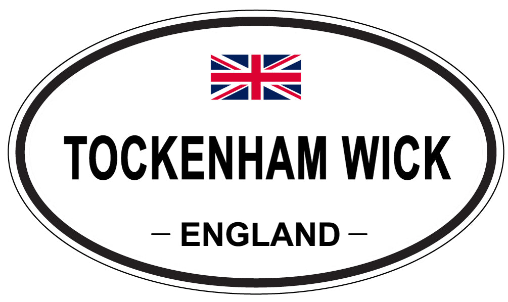 TOCKENHAM WICK, England - Oval Magnet
