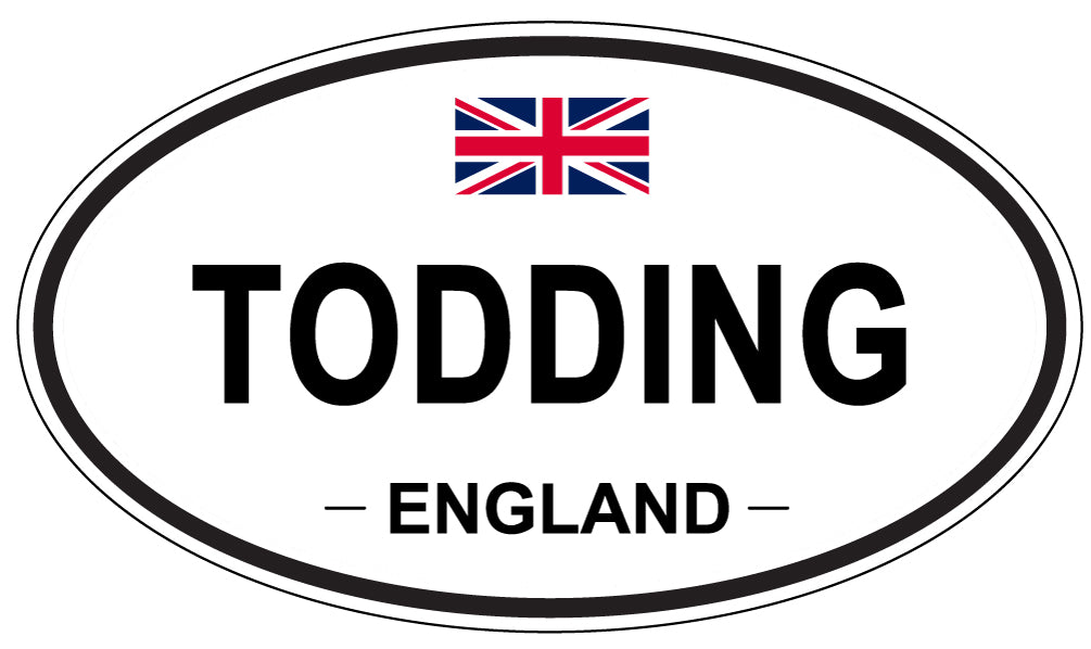 TODDING, England - Oval Magnet