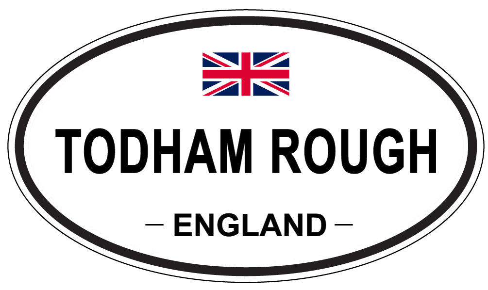 TODHAM ROUGH, England - Oval Magnet