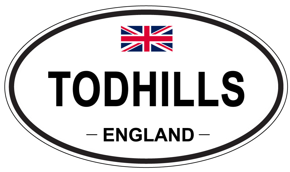 TODHILLS, England - Oval Magnet