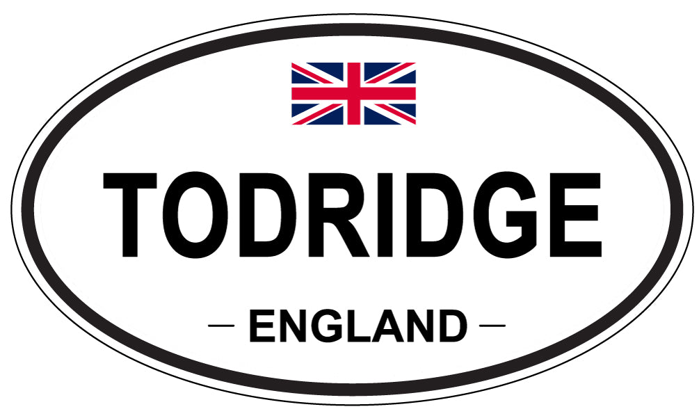 TODRIDGE, England - Oval Magnet