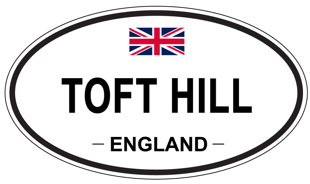 TOFT HILL, England - Oval Magnet