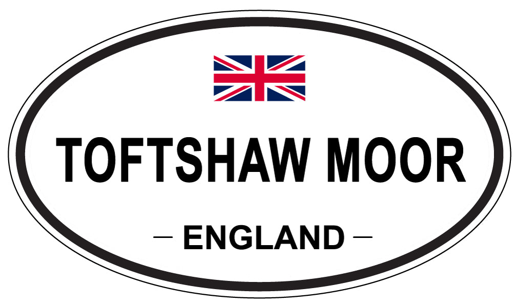 TOFTSHAW MOOR, England - Oval Magnet