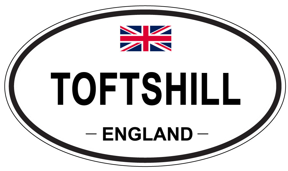 TOFTSHILL, England - Oval Magnet