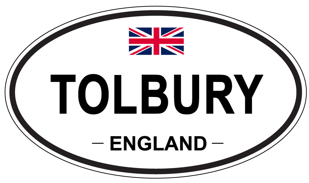 TOLBURY, England - Oval Magnet