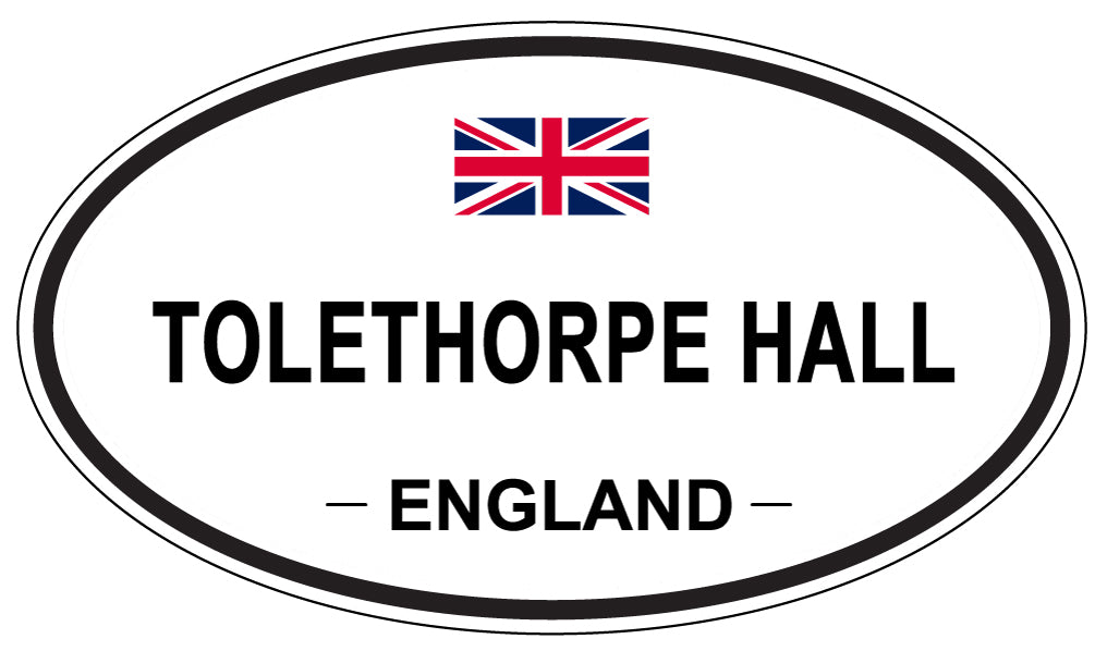 TOLETHORPE HALL, England - Oval Magnet