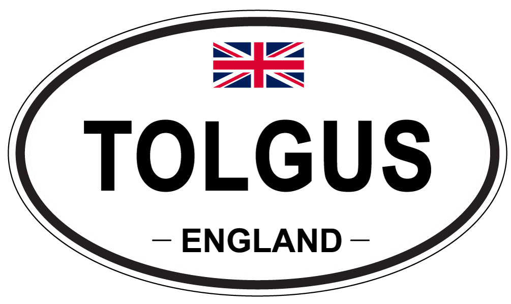 TOLGUS, England - Oval Magnet