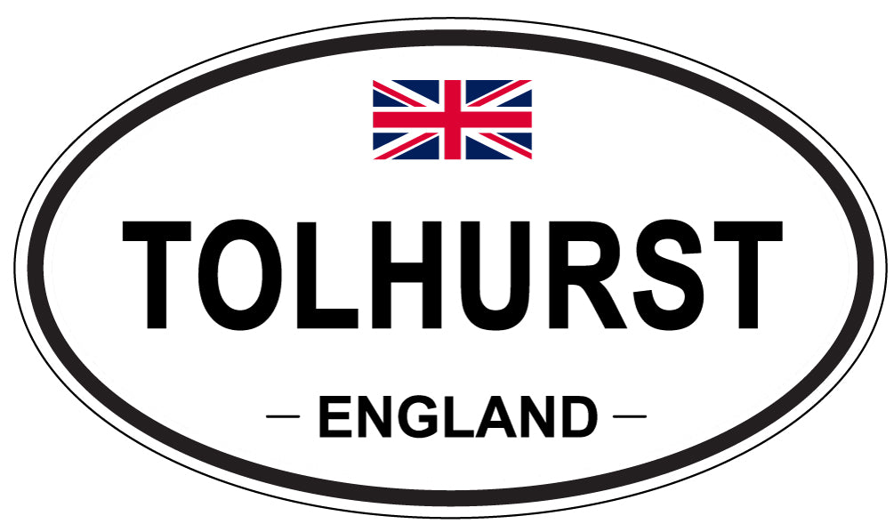 TOLHURST, England - Oval Magnet