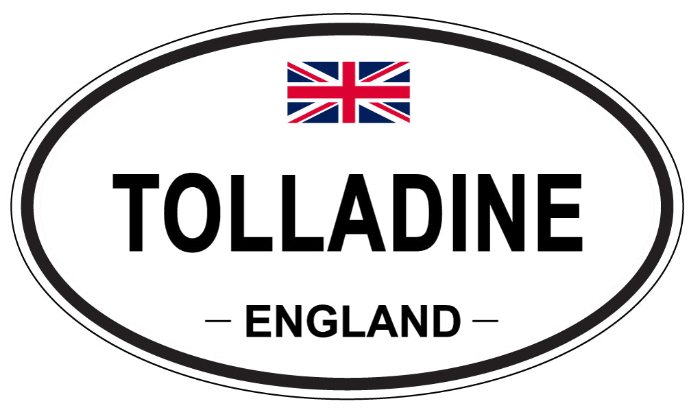 TOLLADINE, England - Oval Magnet