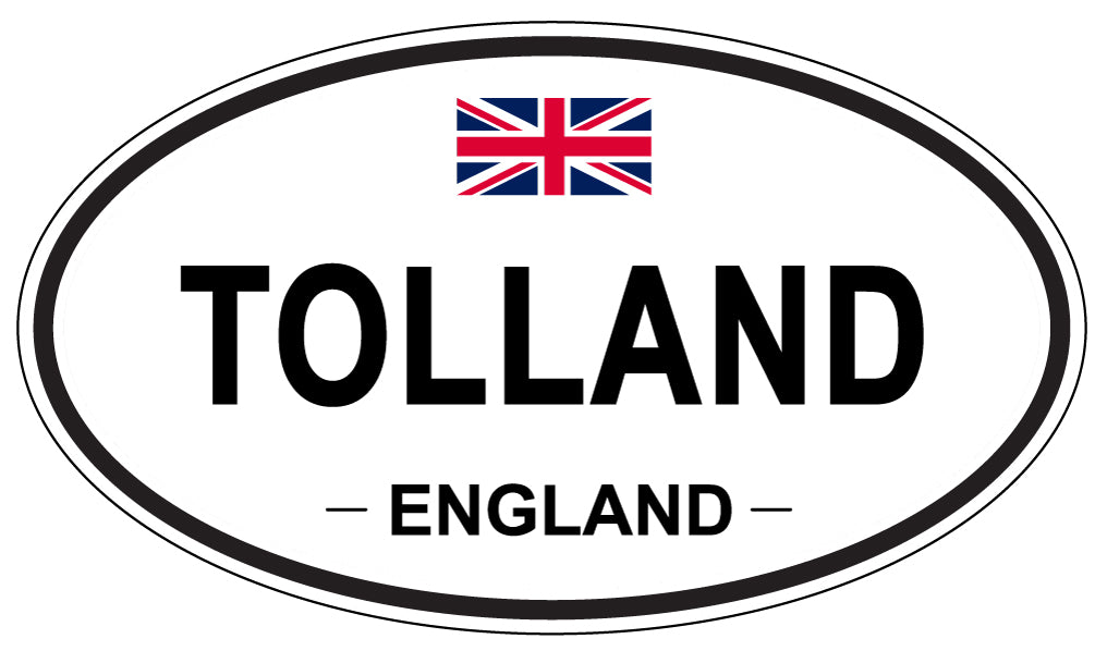 TOLLAND, England - Oval Magnet