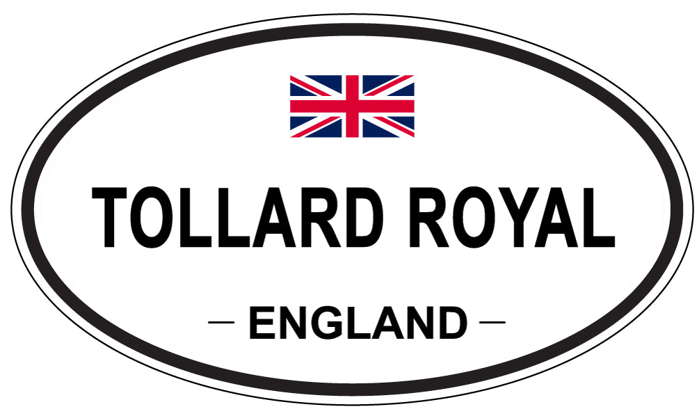 TOLLARD ROYAL, England - Oval Magnet