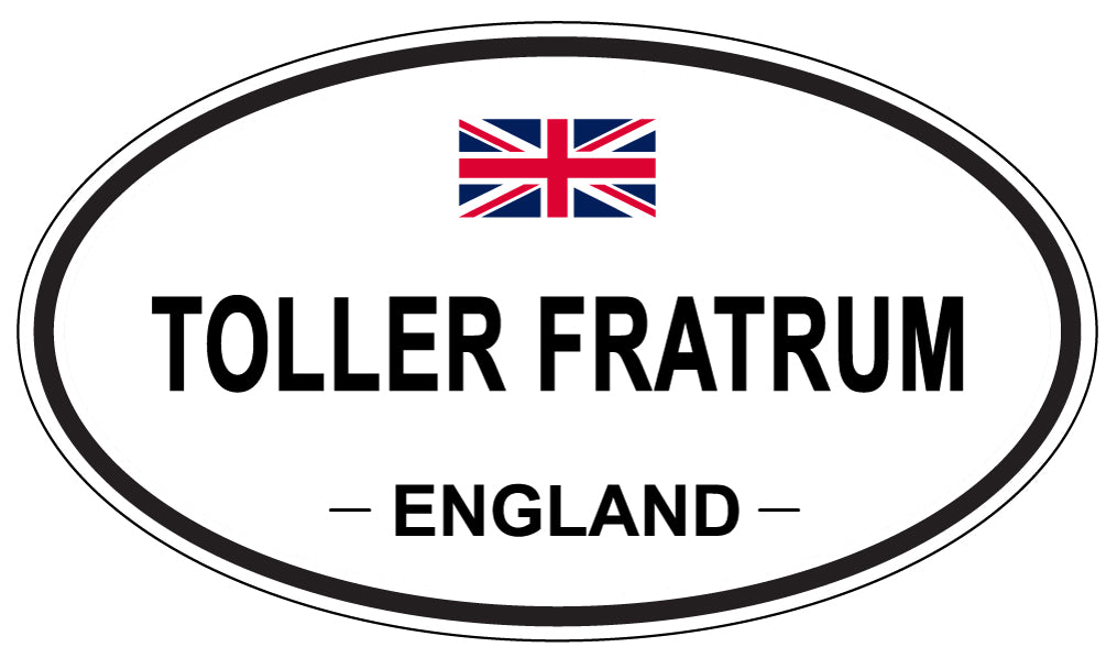 TOLLER FRATRUM, England - Oval Magnet