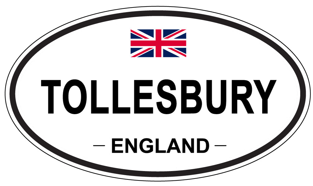 TOLLESBURY, England - Oval Magnet