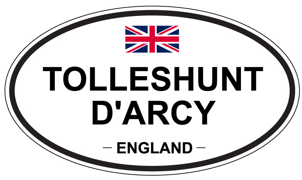 TOLLESHUNT D'ARCY, England - Oval Magnet