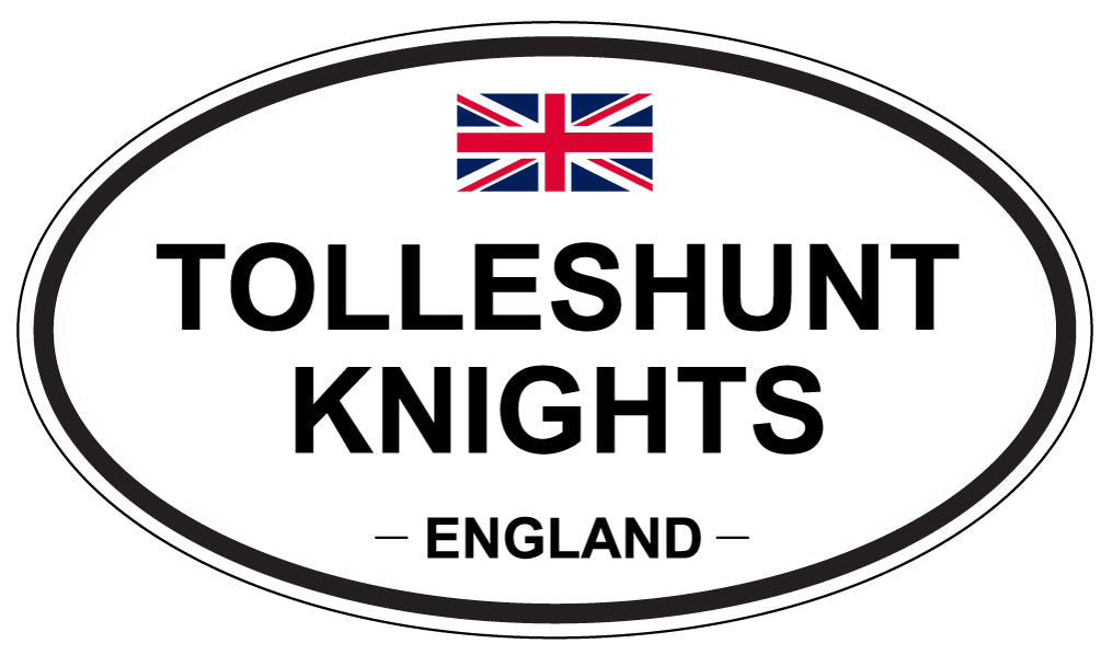 TOLLESHUNT KNIGHTS, England - Oval Magnet