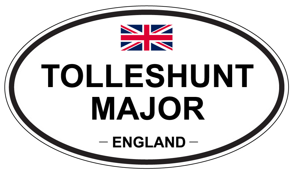 TOLLESHUNT MAJOR, England - Oval Magnet