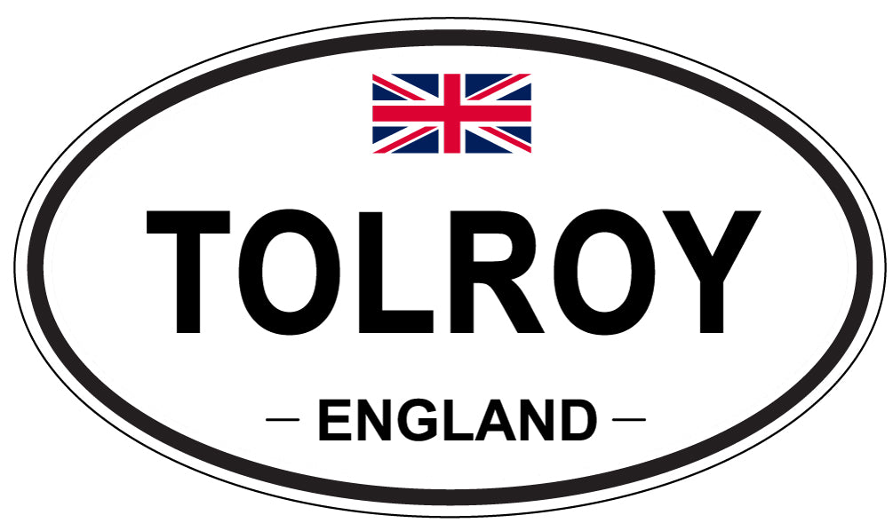 TOLROY, England - Oval Magnet