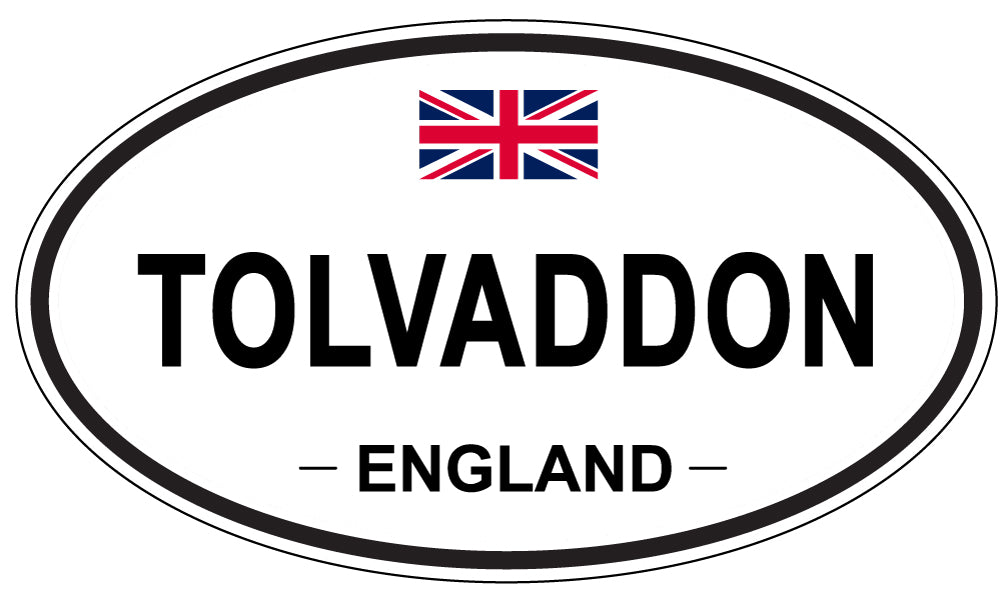 TOLVADDON, England - Oval Magnet