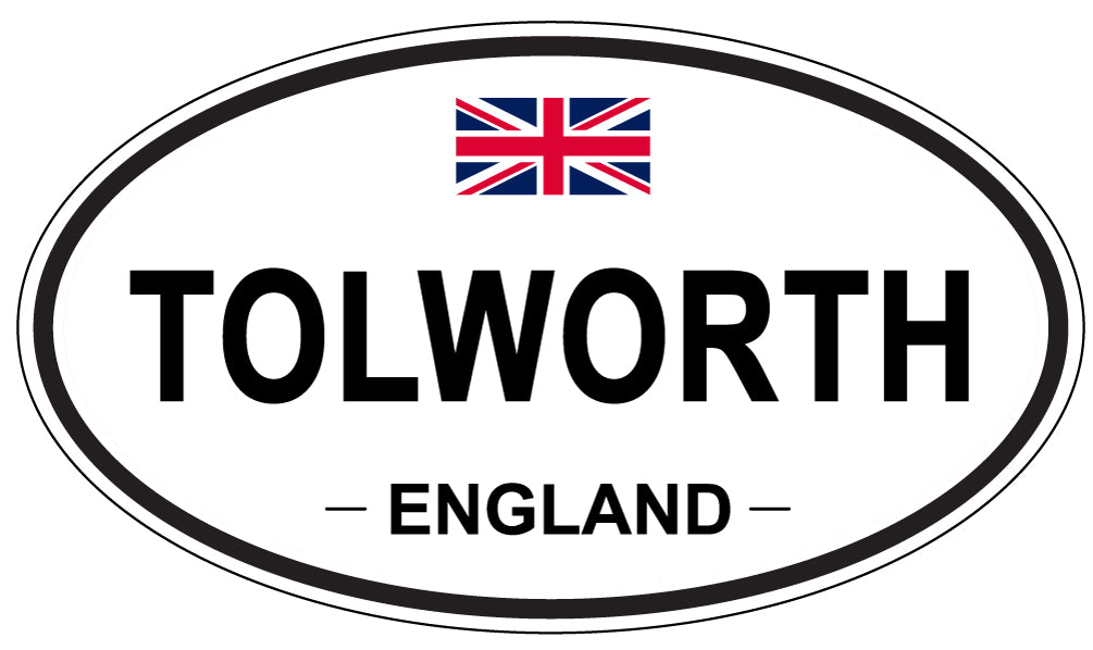 TOLWORTH, England - Oval Magnet