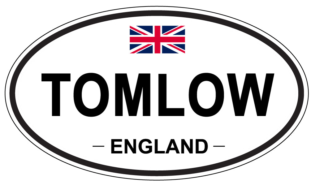 TOMLOW, England - Oval Magnet