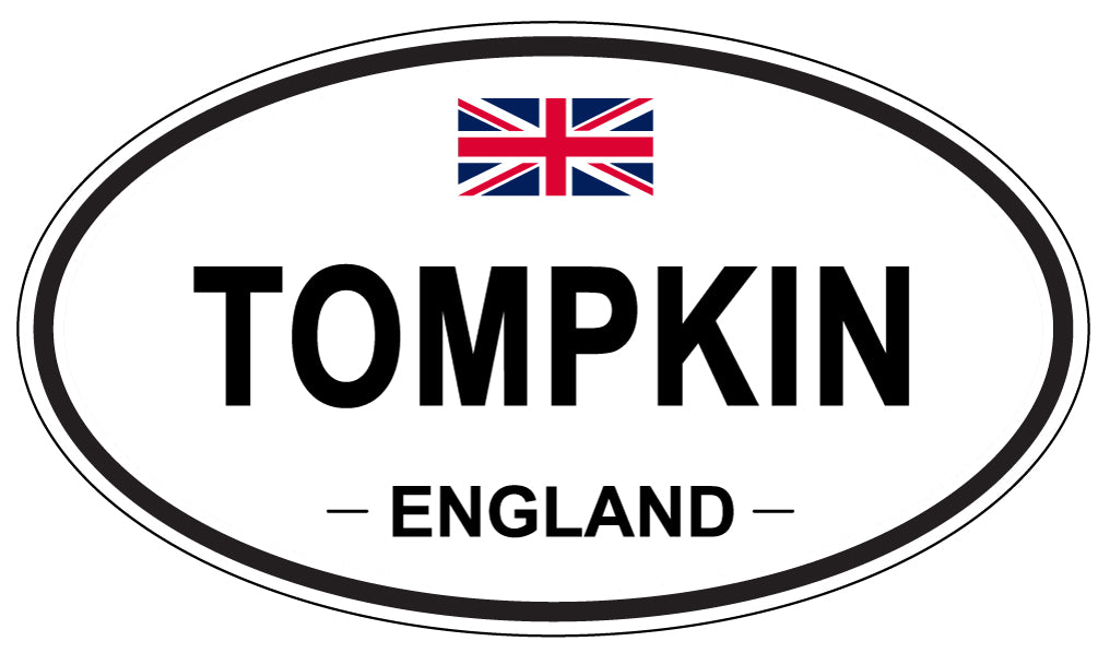 TOMPKIN, England - Oval Magnet