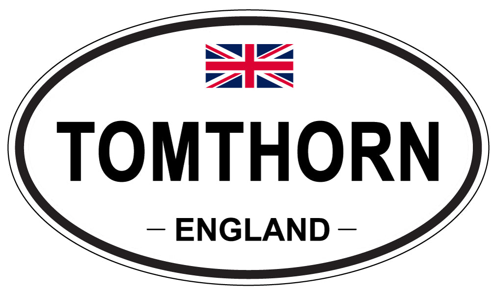TOMTHORN, England - Oval Magnet