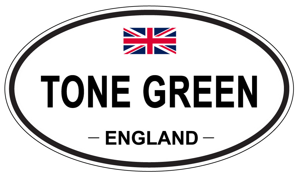 TONE GREEN, England - Oval Magnet