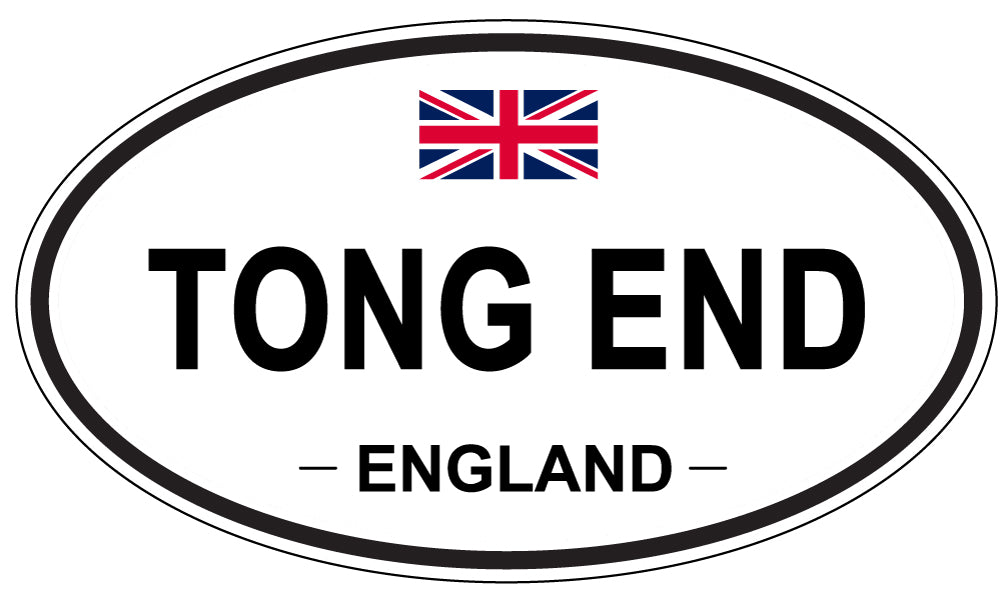 TONG END, England - Oval Magnet