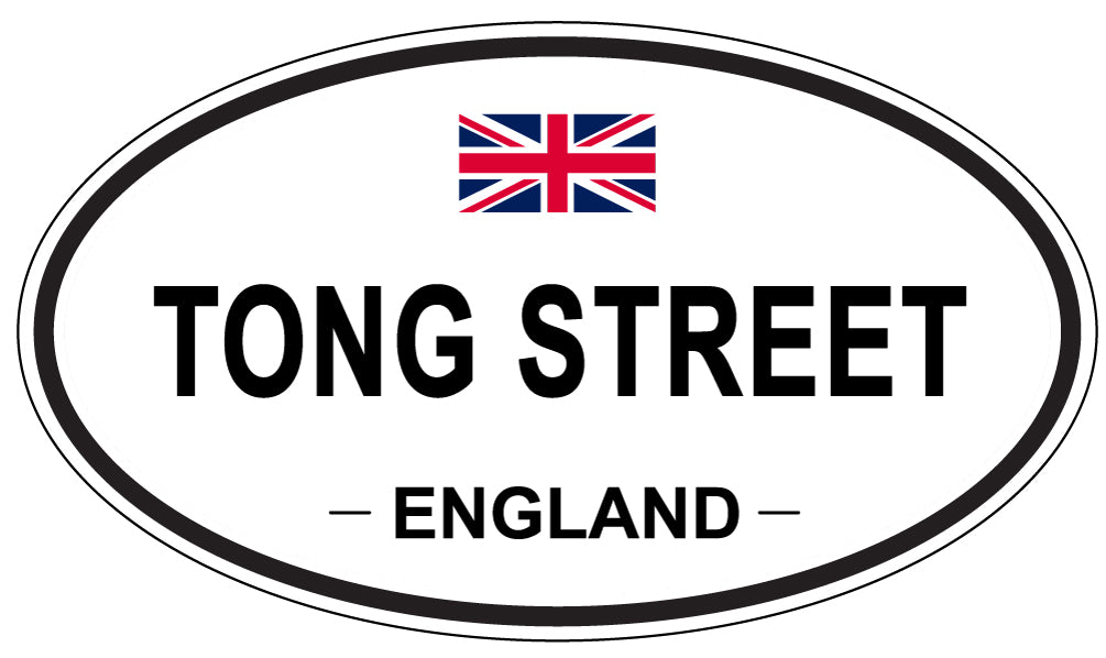 TONG STREET, England - Oval Magnet
