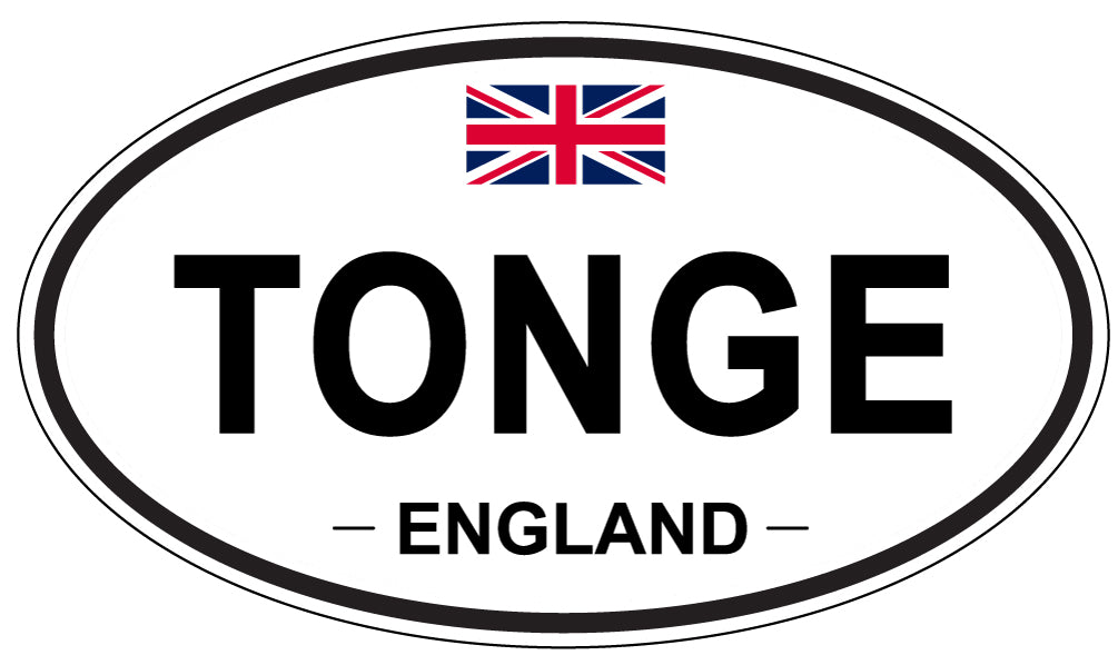 TONGE, England - Oval Magnet