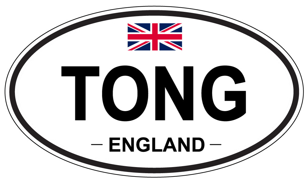 TONG, England - Oval Magnet