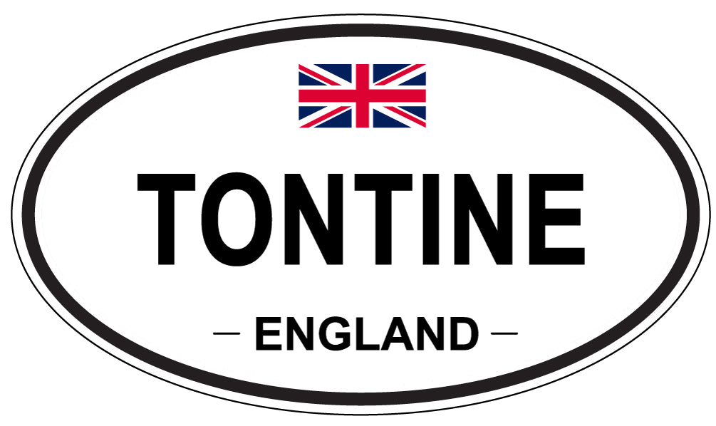 TONTINE, England - Oval Magnet