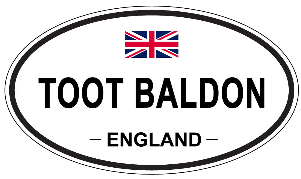 TOOT BALDON, England - Oval Magnet