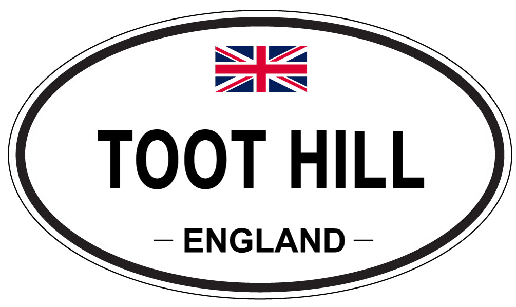 TOOT HILL, England - Oval Magnet
