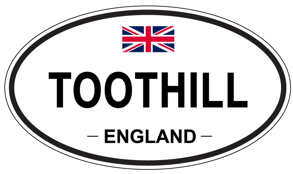 TOOTHILL, England - Oval Magnet