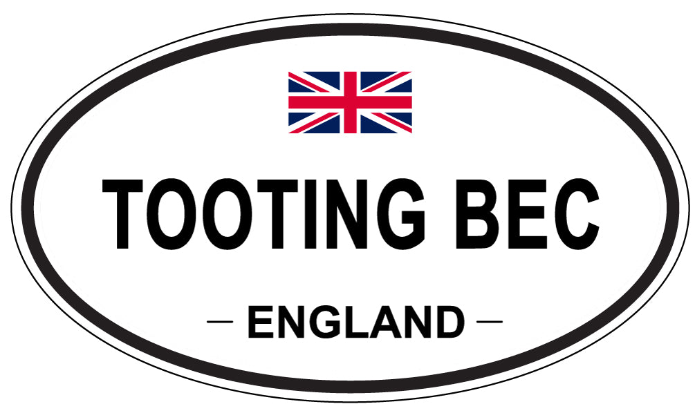 TOOTING BEC, England - Oval Magnet