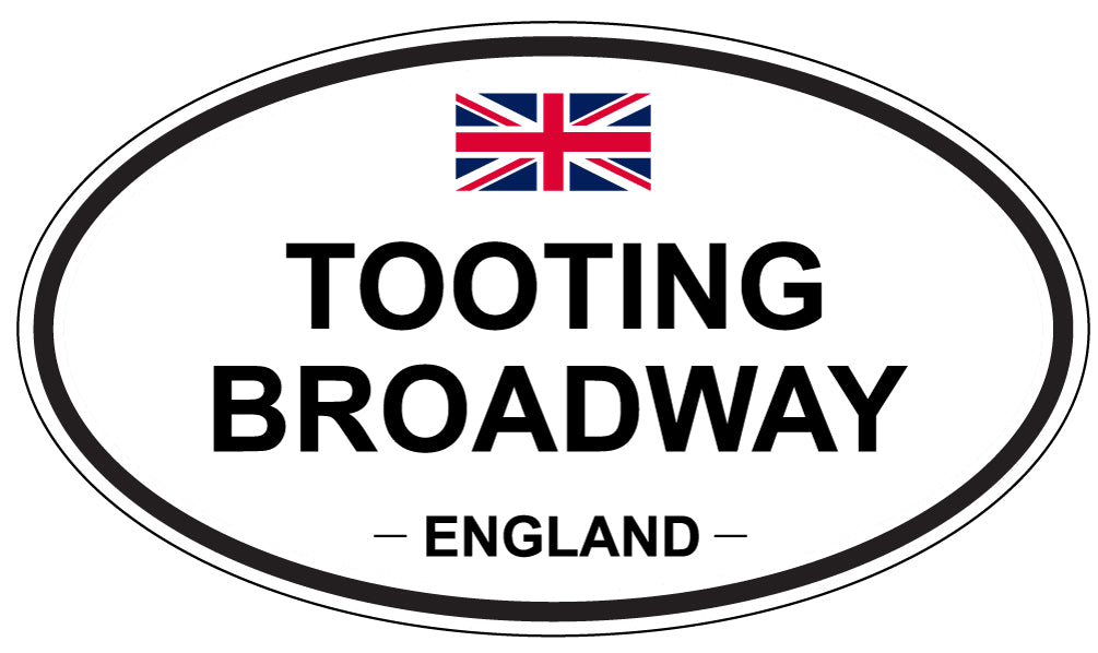 TOOTING BROADWAY, England - Oval Magnet