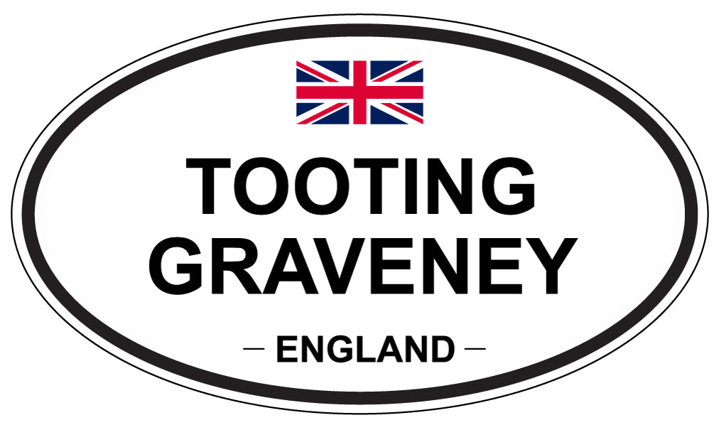 TOOTING GRAVENEY, England - Oval Magnet