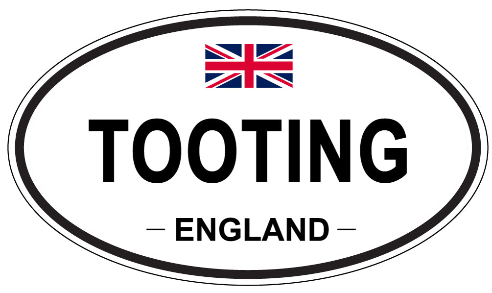 TOOTING, England - Oval Magnet