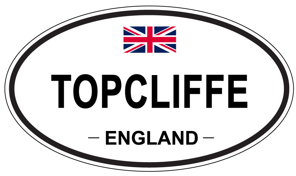 TOPCLIFFE, England - Oval Magnet