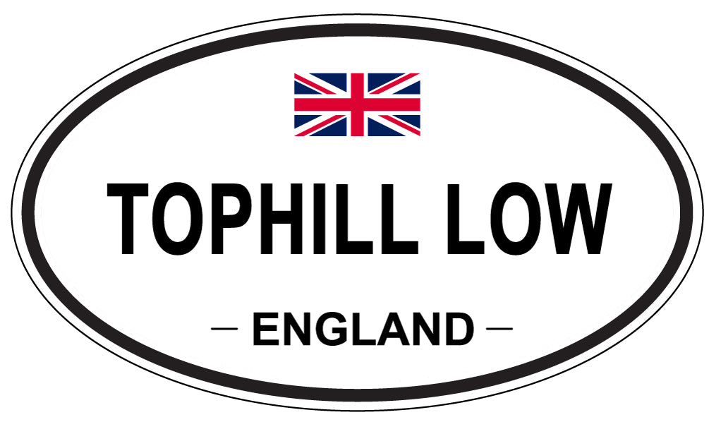 TOPHILL LOW, England - Oval Magnet